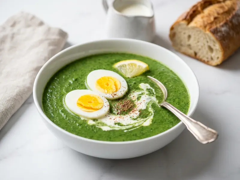 Zupa szpinakowa