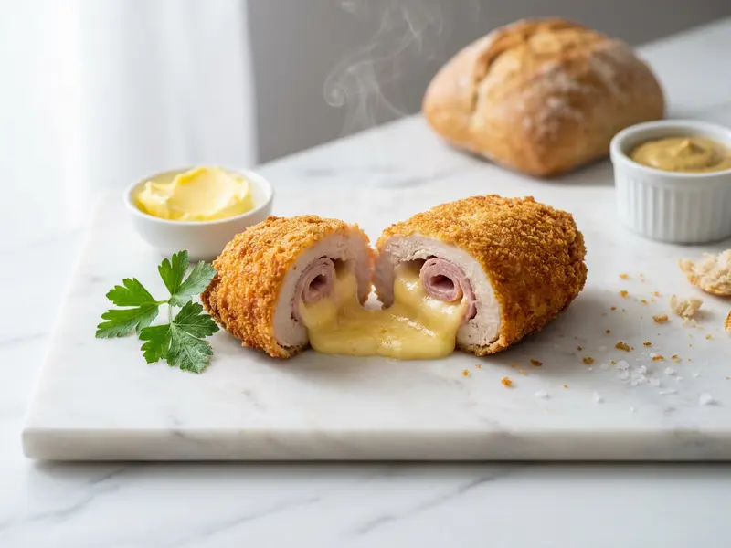 Kotlet de volaille z szynką