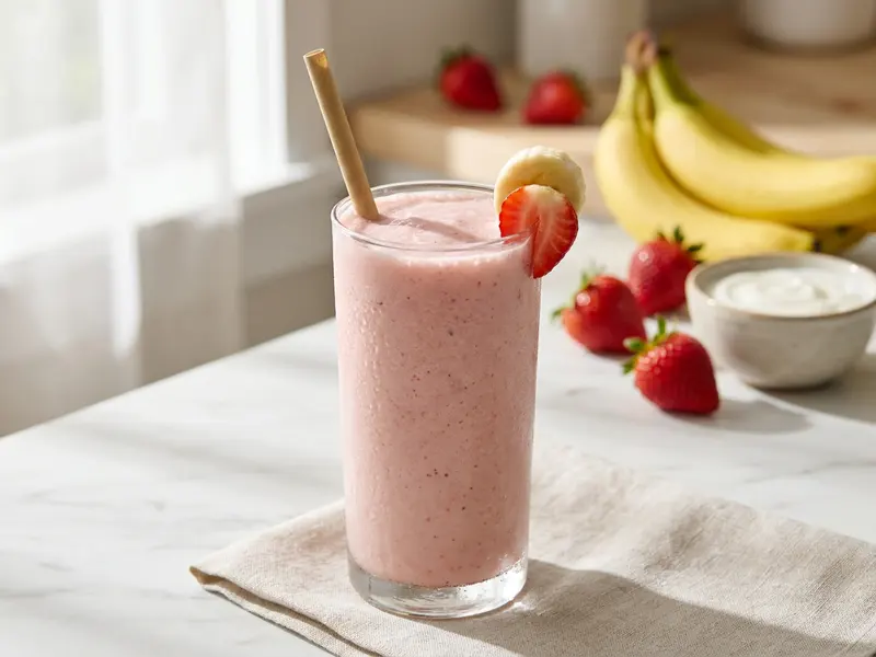 Classic Strawberry Banana Smoothie