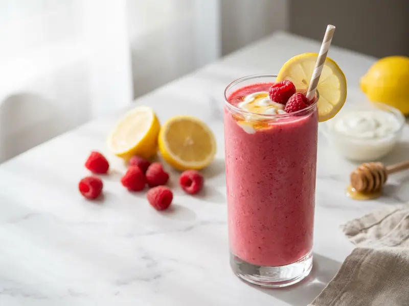 Raspberry Lemonade Smoothie