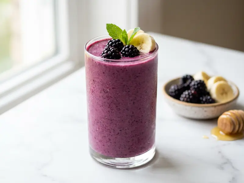 Blackberry Vanilla Smoothie