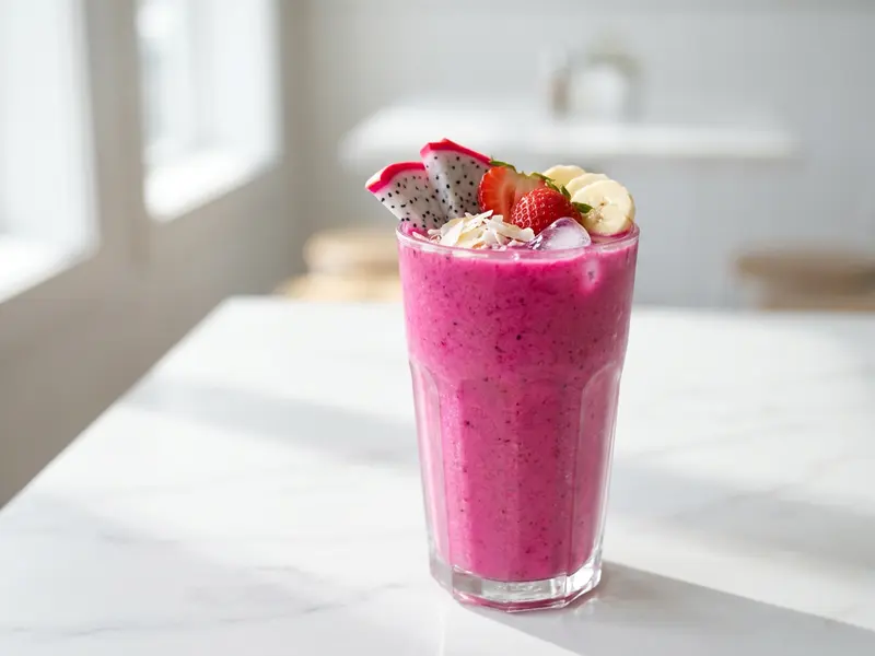 Dragon Fruit Berry Smoothie