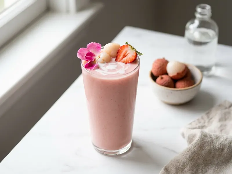 Lychee Rose Smoothie