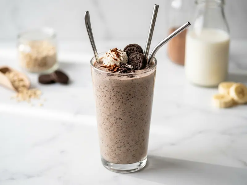 Cookies and Cream Protein Smoothie