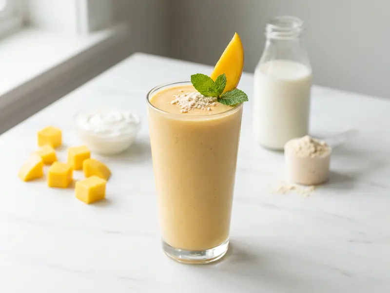 Mango Greek Yogurt Protein Smoothie