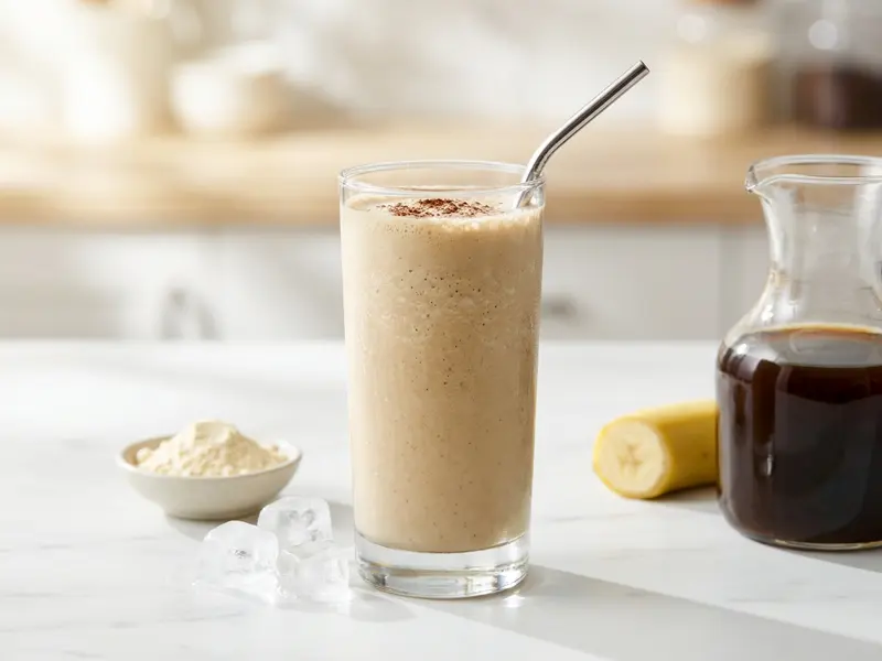Coffee Vanilla Protein Smoothie