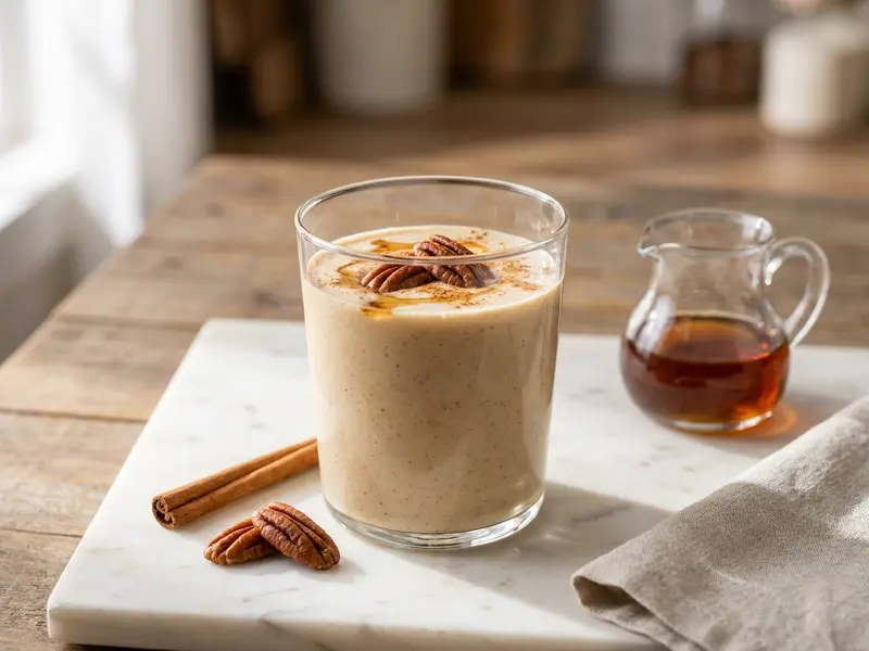 Maple Pecan Protein Smoothie