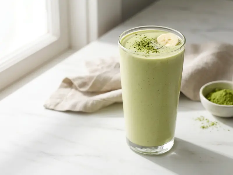 Matcha Vanilla Protein Smoothie