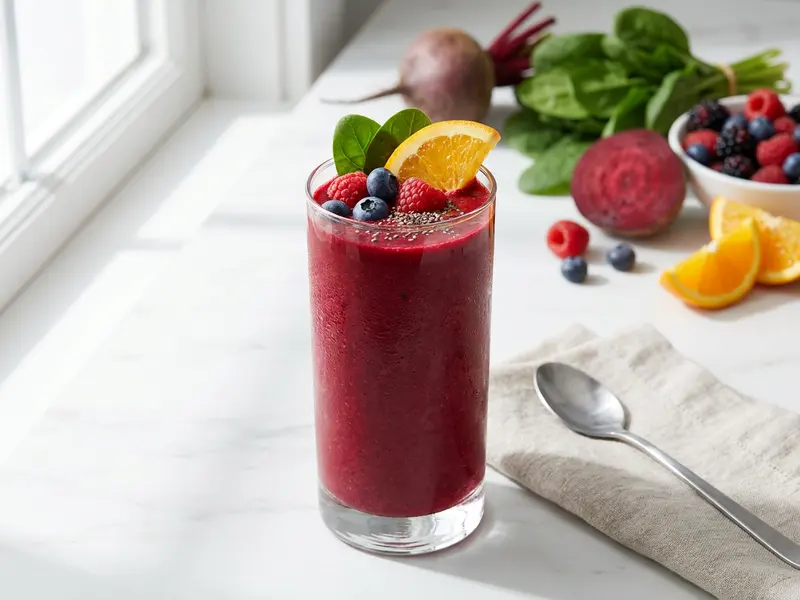 Beet Berry Green Smoothie