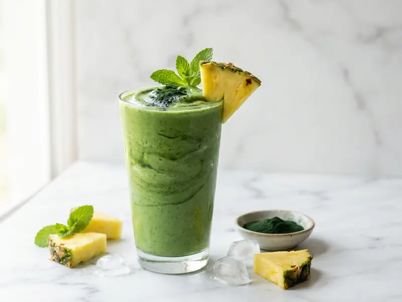 Spirulina Pineapple Smoothie
