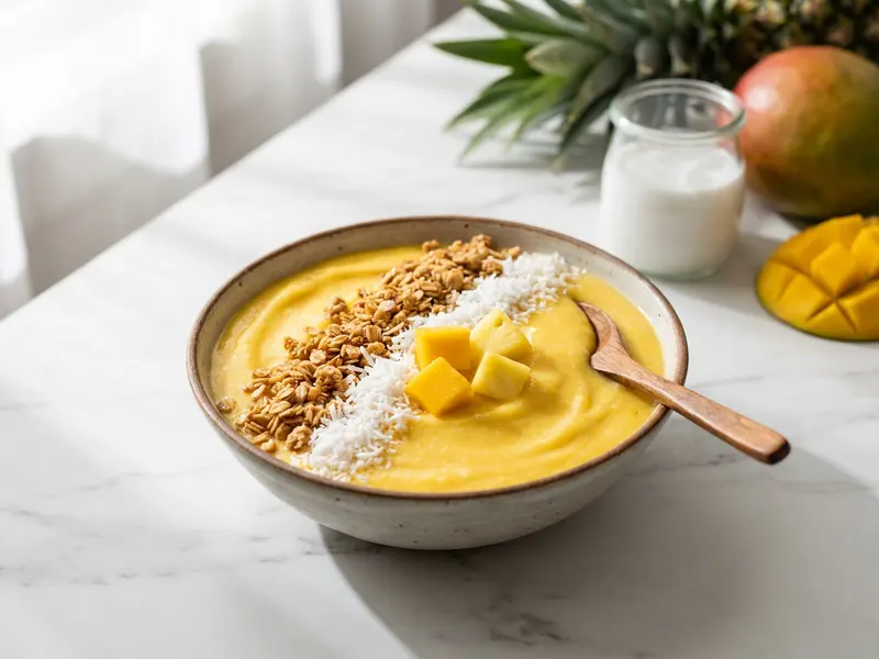 Mango Coconut Smoothie Bowl