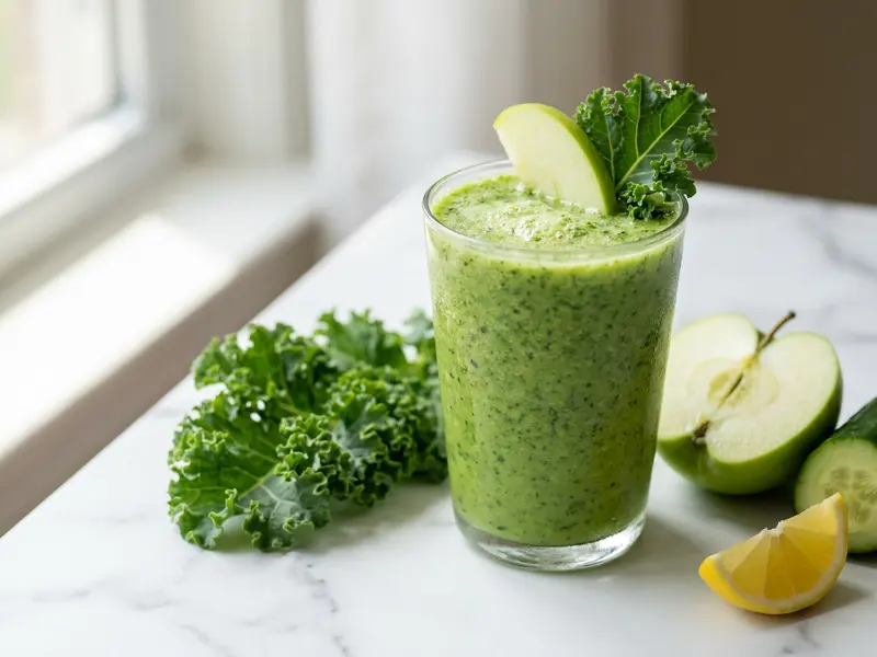 Kale Apple Vegan Smoothie