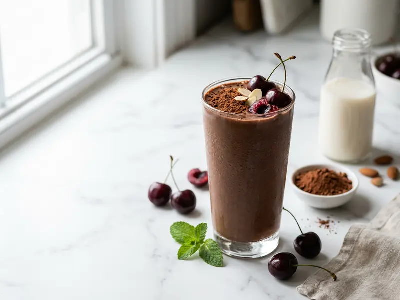 Chocolate Cherry Smoothie
