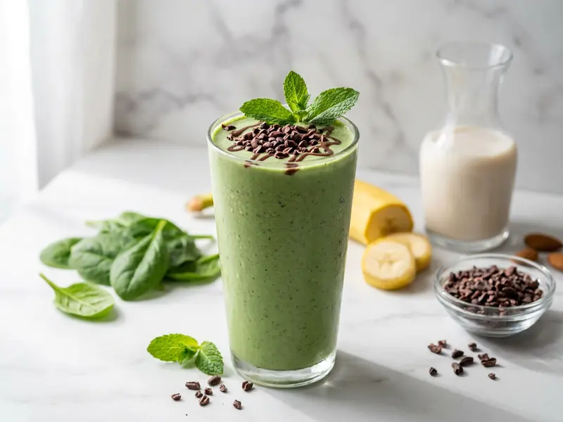 Mint Chocolate Chip Smoothie