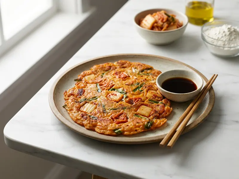 Kimchi jeon