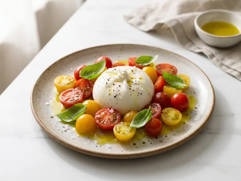 Burrata con Pomodorini