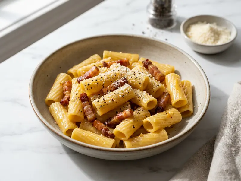 Rigatoni alla Carbonara