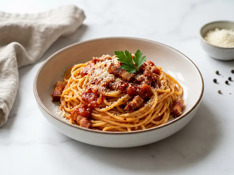 Spaghetti all'amatriciana