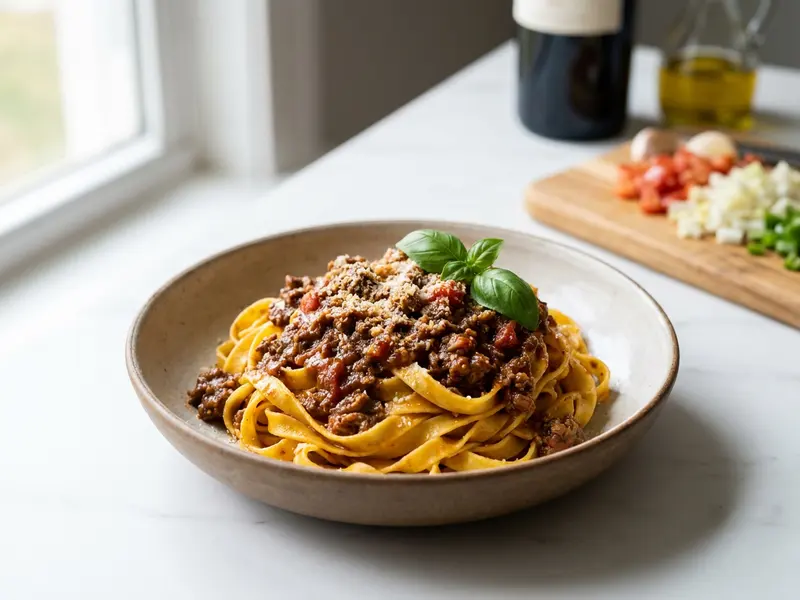 Tagliatelle al ragù alla bolognese