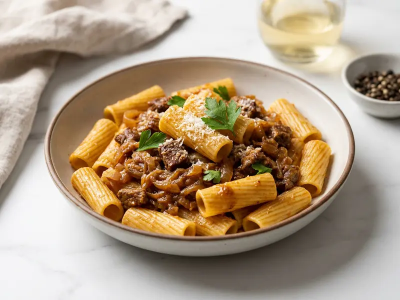 Rigatoni alla Genovese