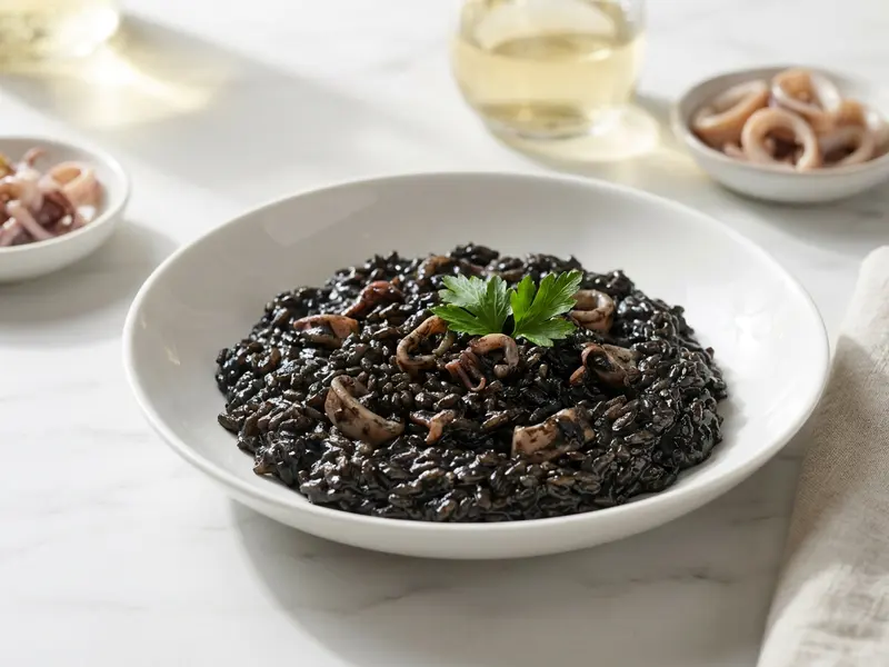 Risotto al nero di seppia