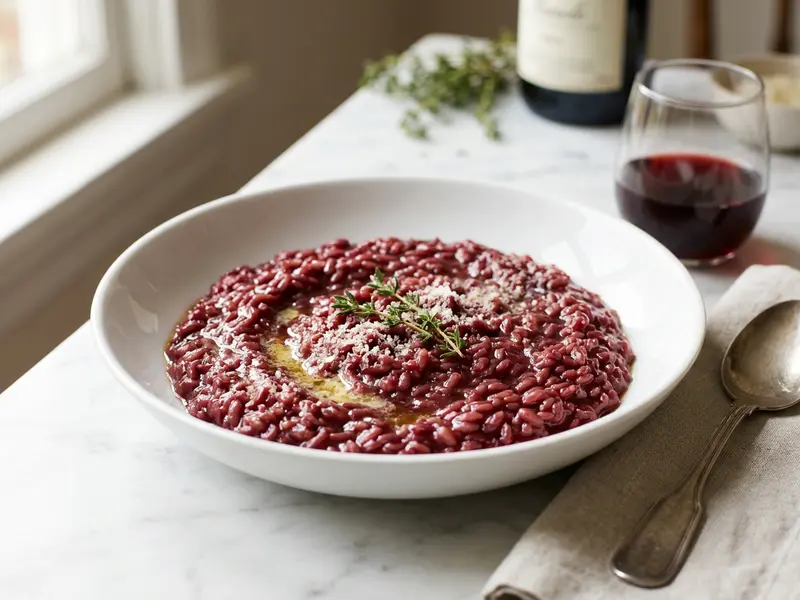 Risotto al barolo