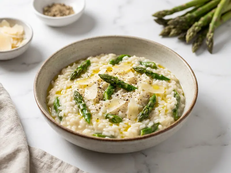 Risotto ze szparagami