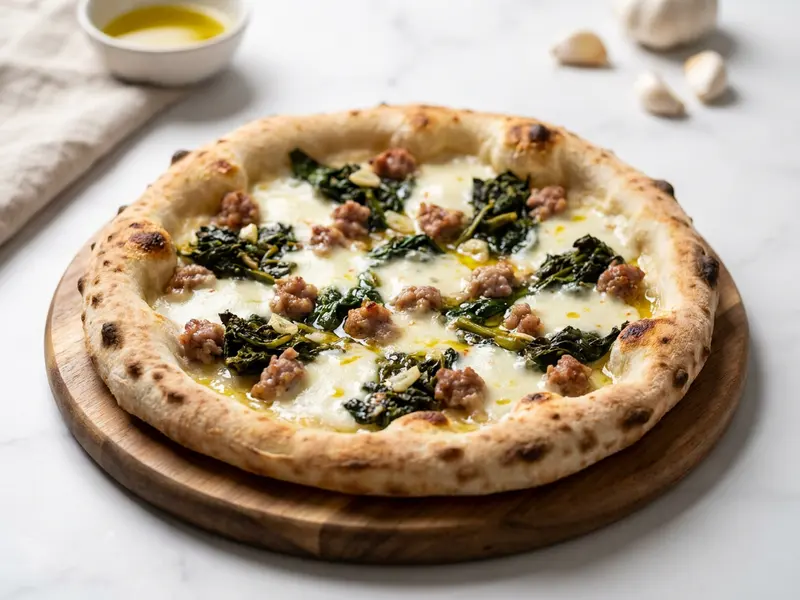 Pizza salsiccia e friarielli