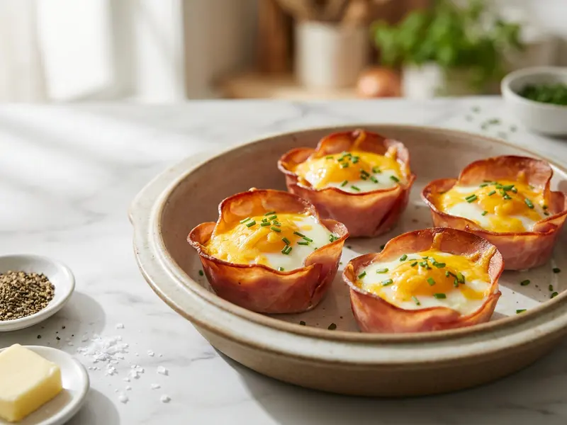 Ham & Cheese Egg Cups