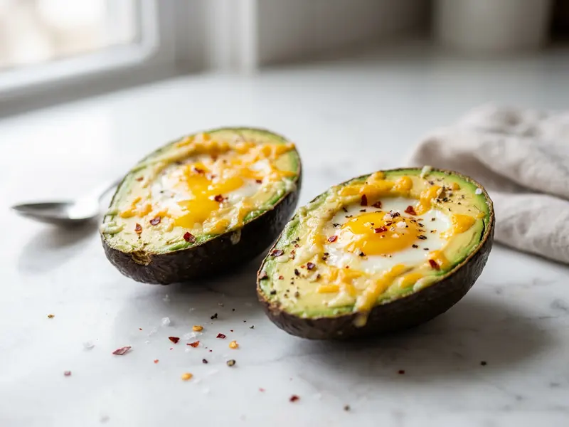 Baked Eggs in Avocado