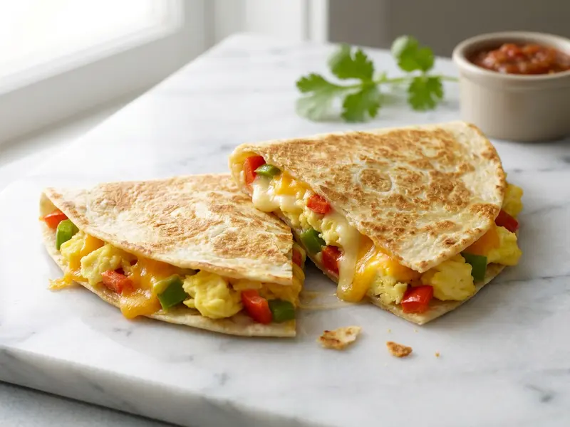 Egg and Cheese Breakfast Quesadilla