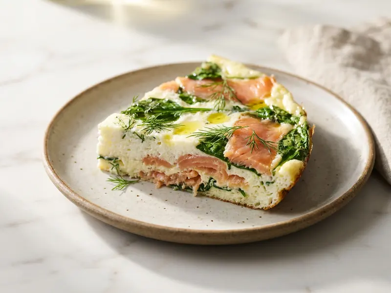 Smoked Salmon & Egg White Frittata