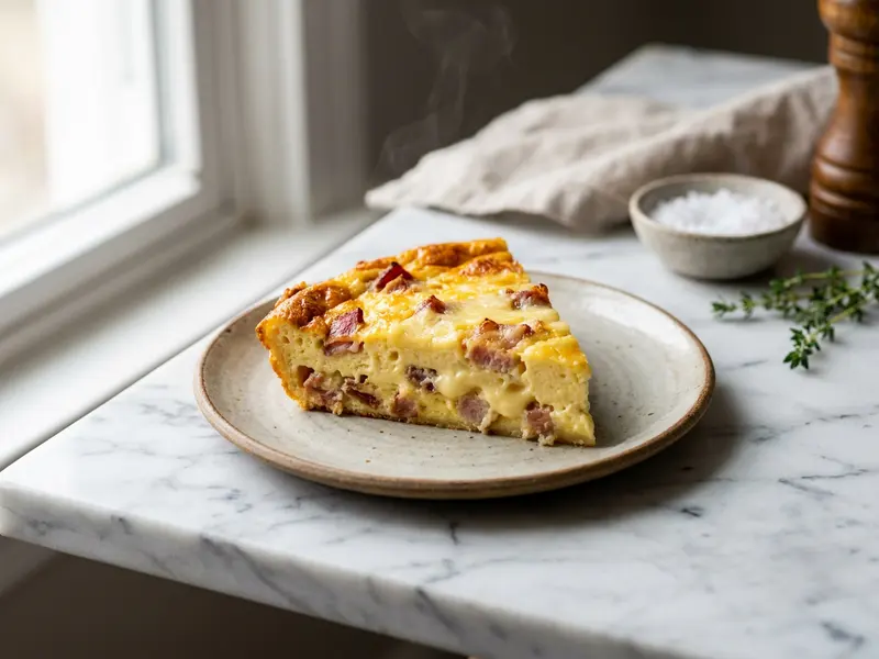 Crustless Quiche Lorraine