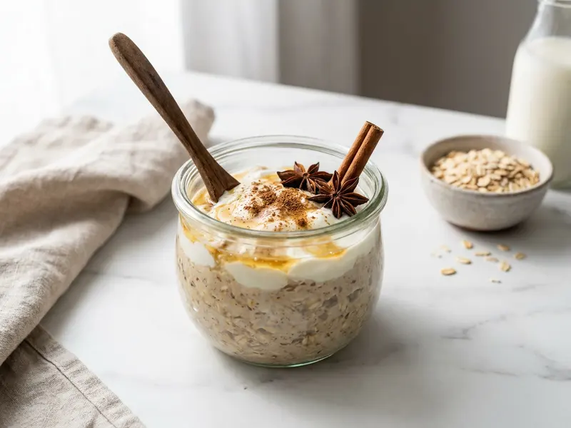 Chai Spiced Overnight Oats