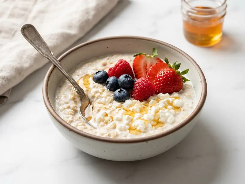Cottage Cheese Overnight Oats