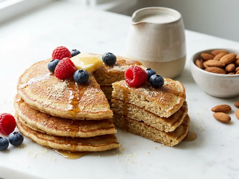 Almond Flour Protein Pancakes