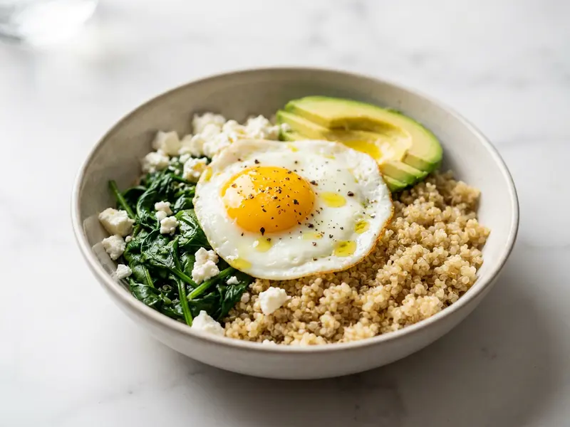 Quinoa Breakfast Bowl with Egg