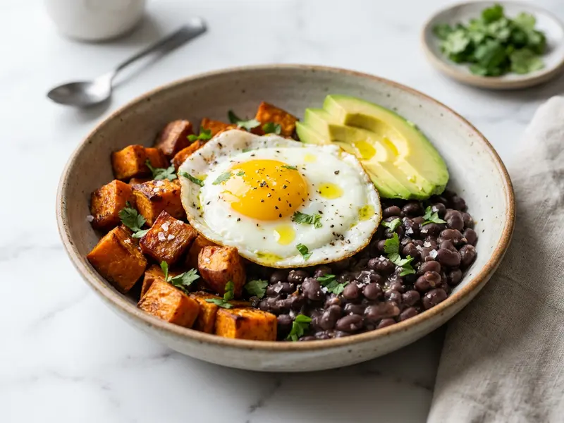 Sweet Potato & Black Bean Breakfast Bowl