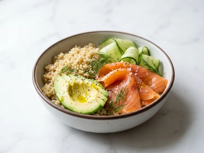 Smoked Salmon & Quinoa Bowl