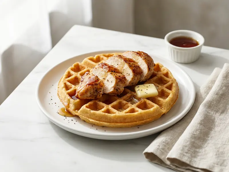 Protein Chicken & Waffles