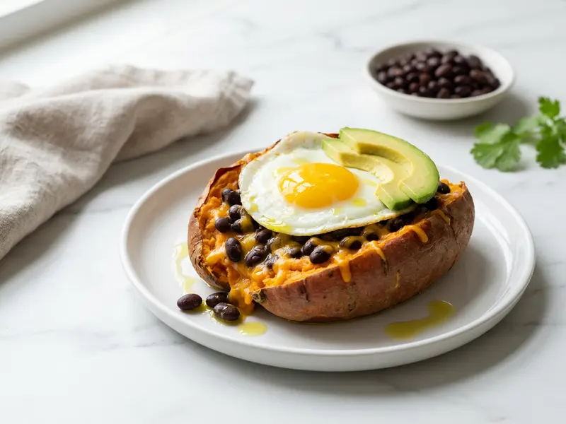 Loaded Breakfast Sweet Potato