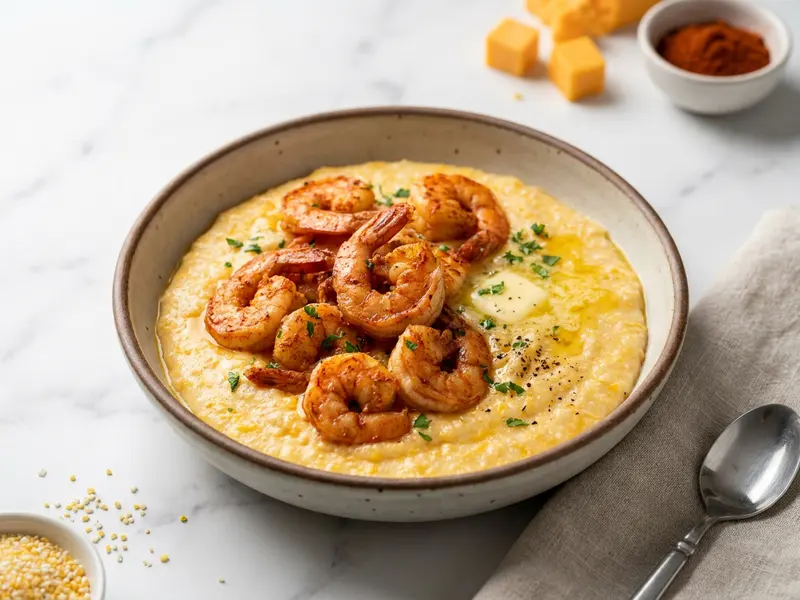 Protein Shrimp & Grits