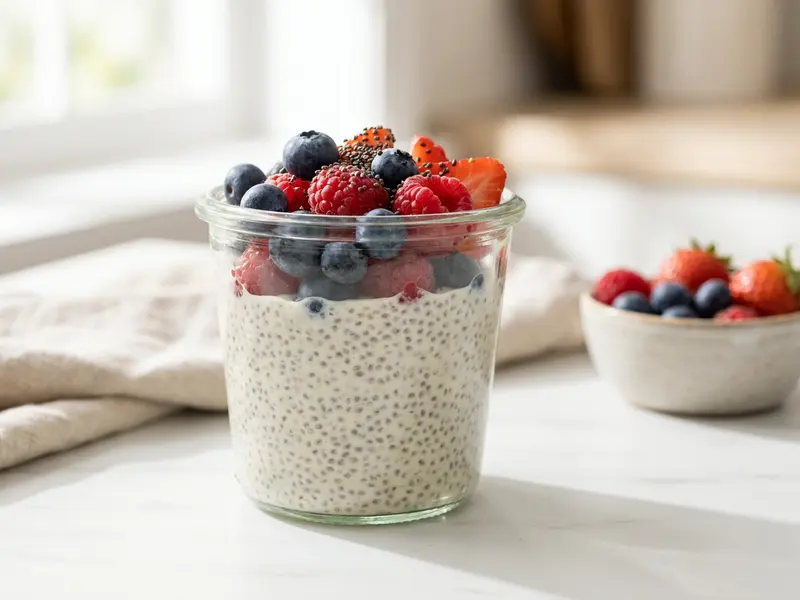 Vanilla Chia Pudding with Protein