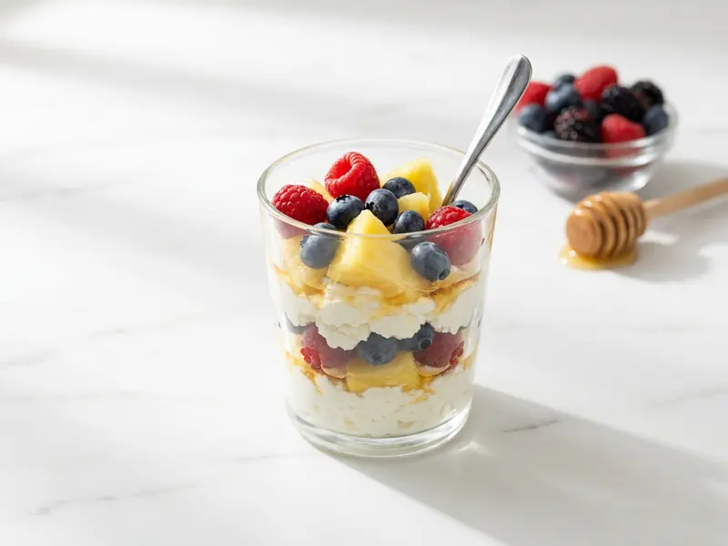 Cottage Cheese and Fruit Cup