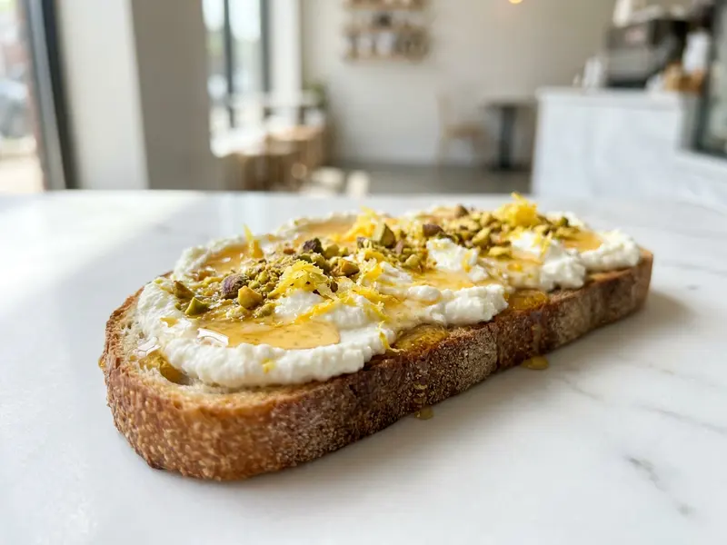 Ricotta and Honey Toast