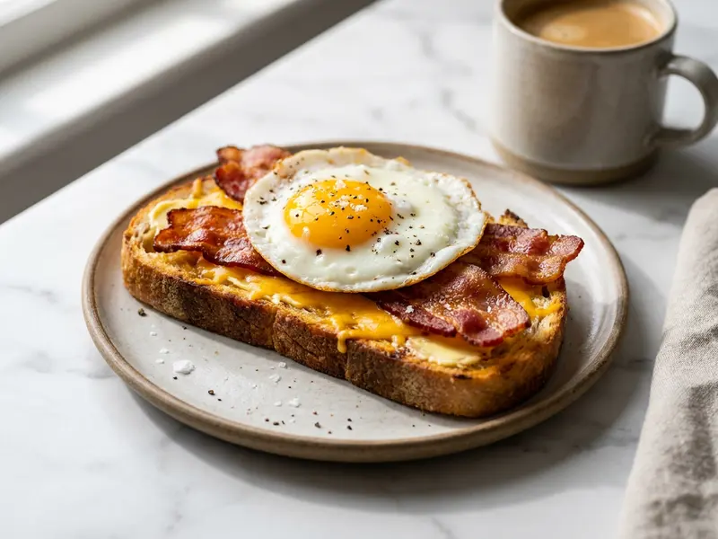 Egg & Bacon Toast