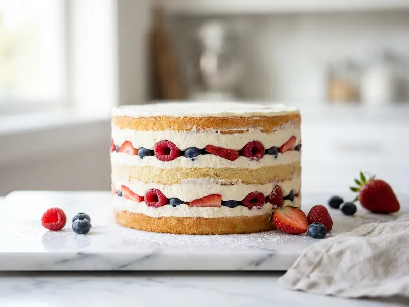 Tort naked cake