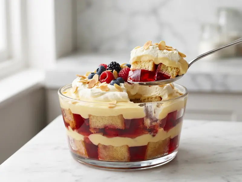 English Sherry Trifle