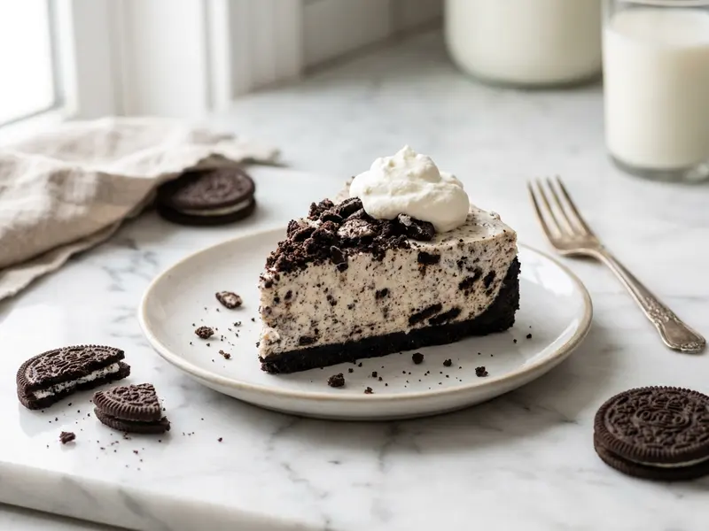 Sernik Oreo bez pieczenia