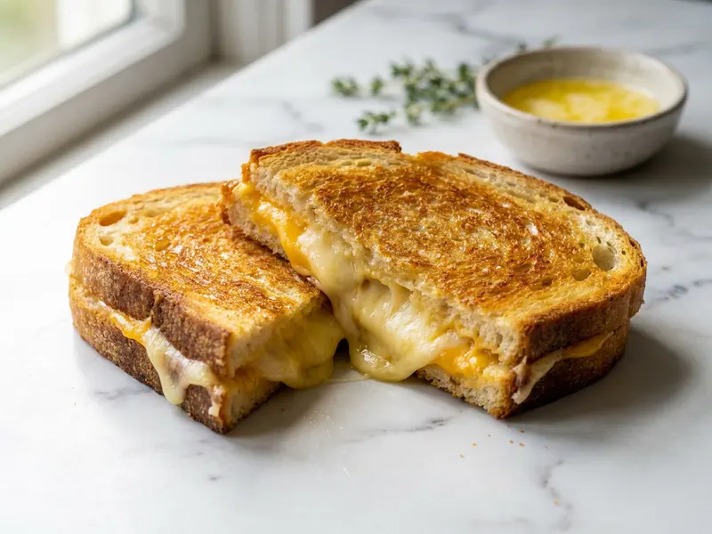 Three Cheese Grilled Cheese